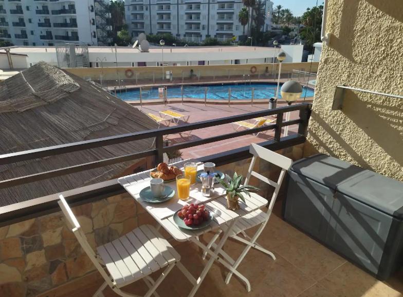 Pool view accommodation in Playa del Ingles Maspalomas  Esterno foto